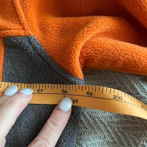 Columbia Orange Fleece Zip Up Jacket - Picture 3 of 13